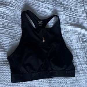 Abercrombie & Fitch Black Sports Bra
